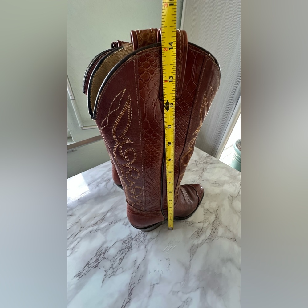 Texas Boot Company Cowboy Boots Vintage - Picture 7 of 16